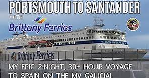 Portsmouth to Santander: My Epic, 2 Night, 30+ hour Voyage on Brittany Ferries MV Galicia!