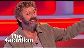 Michael Sheen gives rousing speech for Wales football team on A League of Their Own