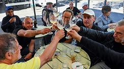 Melbourne residents raise a glass to end of Covid lockdown