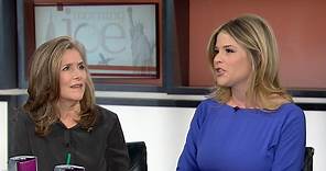Meredith Vieira and Jenna Bush Hager on holidays at the White House
