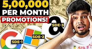 1Cr+Software Salary in INDIA! 😱 Software Engineer Promotions & Salary Explained