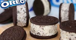 Oreo Ice Cream Sandwich Recipe With ONLY 3 Ingredients