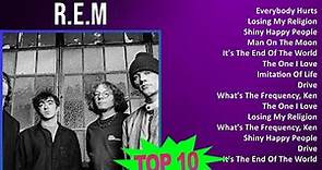 R E M MIX Best Songs T8 ~ 1980s Music ~ Top College Rock, American Underground, Alternative,