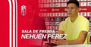 Rueda de prensa de presentación de Nehuén Pérez