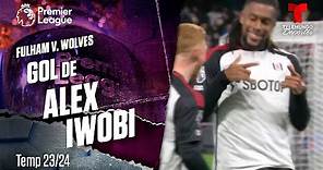 Goal Alex Iwobi. Fulham v. Wolverhampton 23-24 | Premier League | Telemundo Deportes