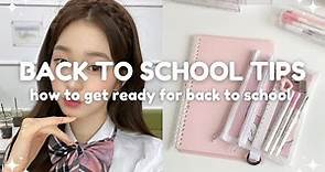 how to get ready for back to school and slay the new school year 🏫