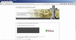 Free Death Records Search