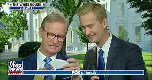 Steve Doocy Gets Father's Day Surprise From Peter at White House