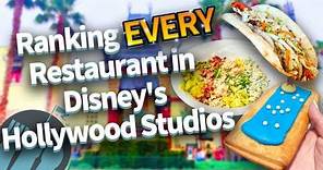 Ranking EVERY Restaurant in Disney's Hollywood Studios