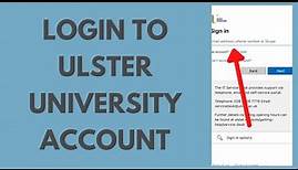 How to Login to Student Portal Ulster Account (2023)
