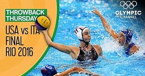 Women's Water Polo Final - HIGHLIGHTS - Rio Replays | Throwback Thursday