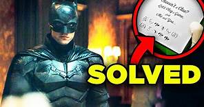 THE BATMAN Trailer Breakdown! Riddler Clue SOLVED & Details You Missed!