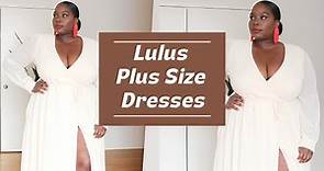 Lulus Plus Size Summer Dress Haul | Try On & Review