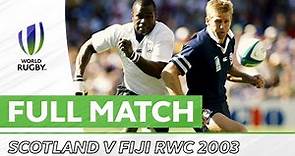 Rugby World Cup 2003 - Scotland v Fiji