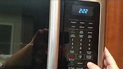 How Change CLOCK Time Samsung Microwave Oven Range (Newer Stainless Steel Oven-the-Range Convection)
