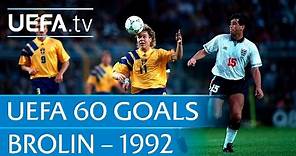 Tomas Brolin v England, 1992: 60 Great UEFA Goals