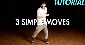 3 Simple Dance Moves for Beginners (Hip Hop Dance Moves Tutorial) | Mihran Kirakosian