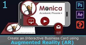 Create an Interactive Augmented Reality (AR) Business Card (1/2)