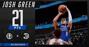 Josh Green drops season-high 21 in Mavericks' victory over Hawks | #NBA