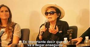 Yoko Ono toma la Ciudad de México