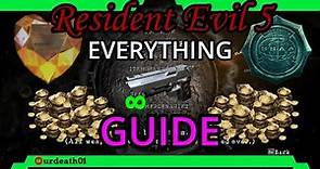 Resident Evil 5 - All of EVERYTHING Guide [Complete 100% playthrough]