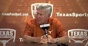 Mack Brown press conference [Aug. 28, 2013]