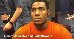 Auburn defensive end Byron Cowart