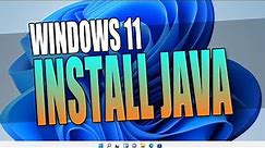 How To Install 64-Bit Java In Windows 11