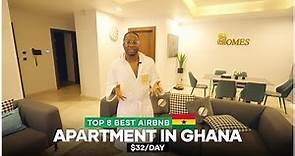 Top 8 Recommended Cheap Airbnb Shortlet Apartment in Accra, Ghana