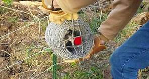 The best tool to install barb wire on a ranch or farm
