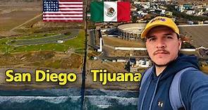Así es La Frontera más Transitada del Mundo | Tijuana México, San Diego USA 🤯