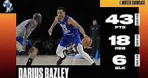 Darius Bazley EXPLODES For A Career Night (43 PTS, 18 REB, 6 BLK) In Blue Coats Win
