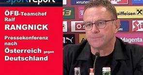 Ralf Rangnick (ÖFB Teamchef) - die Pressekonferenz nach dem Sieg gegen Deutschland