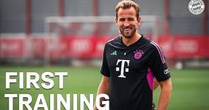 Harry Kane's first training goals at FC Bayern