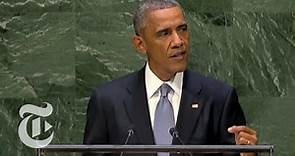 General Assembly 2014: Obama U.N. Speech [FULL] Today | The New York Times