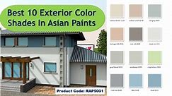 Asian paint exterior color combination Part : 1