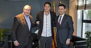 Edmílson renueva el acuerdo con la Fundación FC Barcelona - video Dailymotion