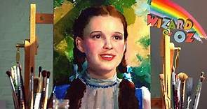 【iPad Pro】Portrait painting | Judy Garland /オズの魔法使 | Realistic Paint Studio App