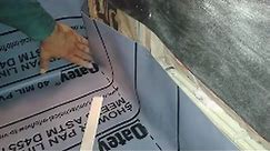 How To Install Shower Pan Liner - Part 2 Liner Installation and drain flange installation