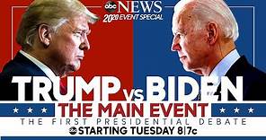First 2020 Presidential Debate: WATCH LIVE Pres. Trump, Joe Biden go head-to-head | ABC News