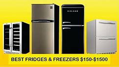 Best Refrigerators and Freezers within $150 & $1400
