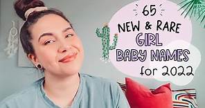 NEW RARE GIRL BABY NAMES FOR 2022 | UNIQUE & TRENDY BABY GIRL NAME LIST!