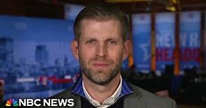 Eric Trump hedges on whether Donald Trump needs a double-digit win in New Hampshire