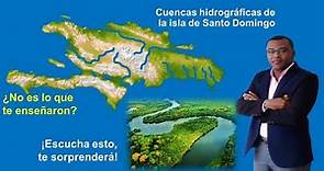Hidrografía de la isla de Santo Domingo #hidrografíasantodomingo#cuencasdominicanas#ríos#