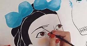 María Hesse Paints Frida Kahlo