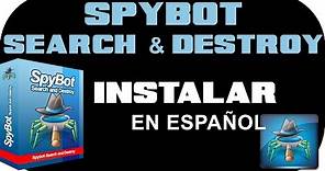 Descargar e Instalar SpyBot - Search & Destroy 1.6.2 En Español