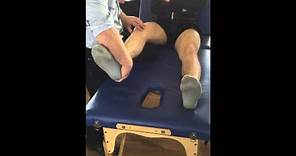 How to test the Medial Collateral ligament (MCL) of the Knee