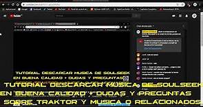 TUTORIAL: DESCARGAR MUSICA SOULSEEK BUENA CALIDAD Peticion Guille V.