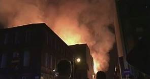 Glasgow School of Art devastated by huge fire in famed Mackintosh Building | ITV News