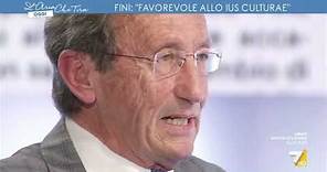 Gianfranco Fini: "La Legge Bossi - Fini va cambiata, oggi la migrazione non è più economica e ...